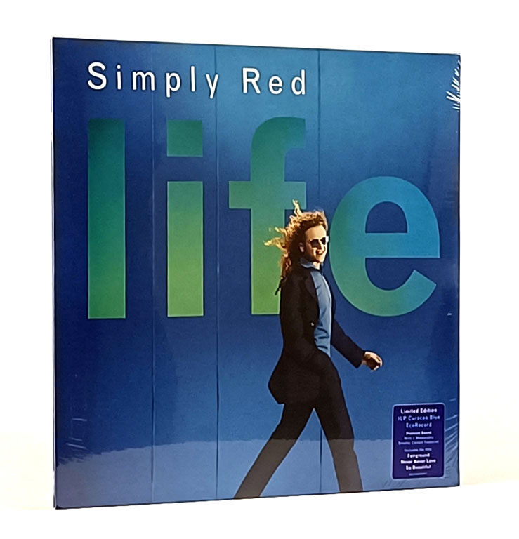 SIMPLY RED - Life (Limited Edition Curacao Blue Vinyl)